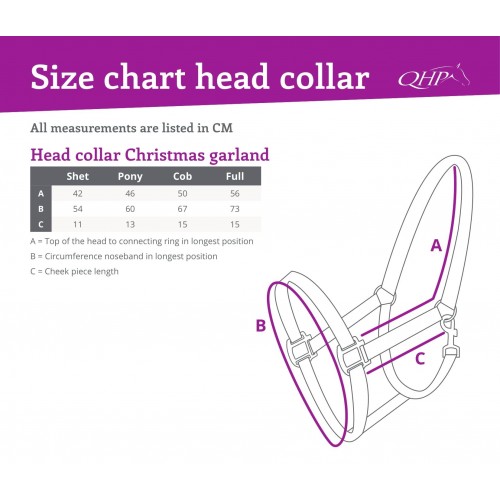 QHP Christmas Garland Halter