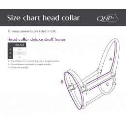QHP Deluxe недоуздок Draft Horse