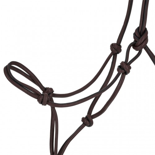 QHP Rope Halter leather Liberta