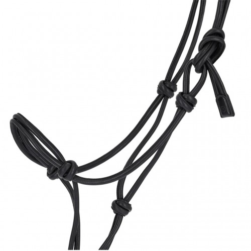 QHP Rope Halter leather Liberta