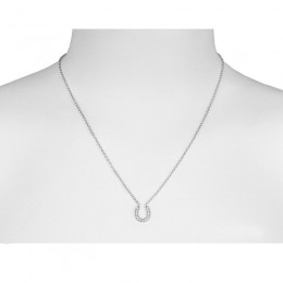 Horka Horseshoe Necklace с Rhinestones