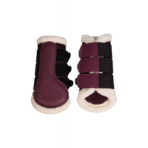 HKM Comfort Premium Mesh Leg Protectors with Fur
