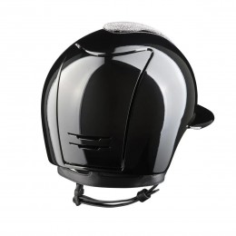 KEP Italia Cromo 2.0 Polish чёрный поло Vanity Silver Crystal логотип