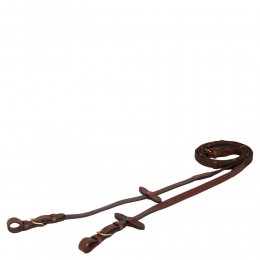 BR льняные поводья с круглой пряжкой