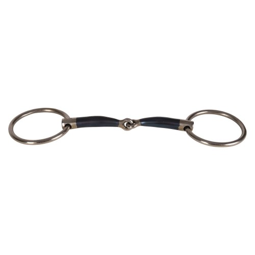 Velari Single-Jointed Loose Ring Snaffle Sweet Iron 14mm