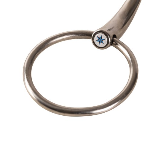 Velari Double-Jointed Loose Ring Snaffle Stainless Steel 14mm