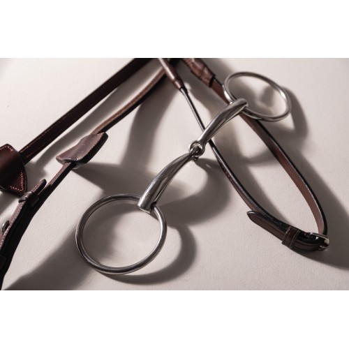 Velari Single-Jointed Loose Ring Snaffle Stainless Steel 16 mm