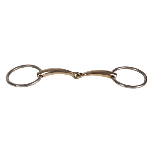 Velari Single Jointed Loose Ring Snaffle Sweet Copper 14 mm