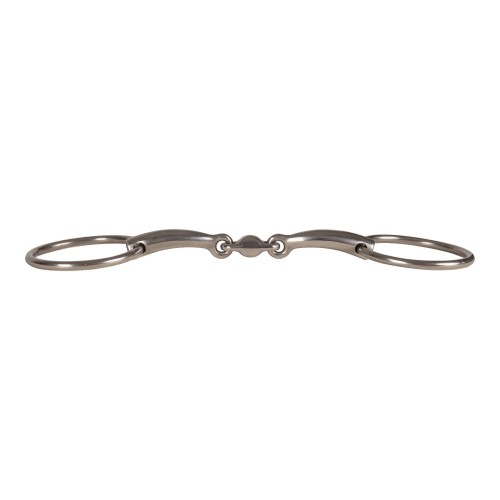 Velari Double-Jointed Loose Ring Snaffle Stainless Steel 14mm