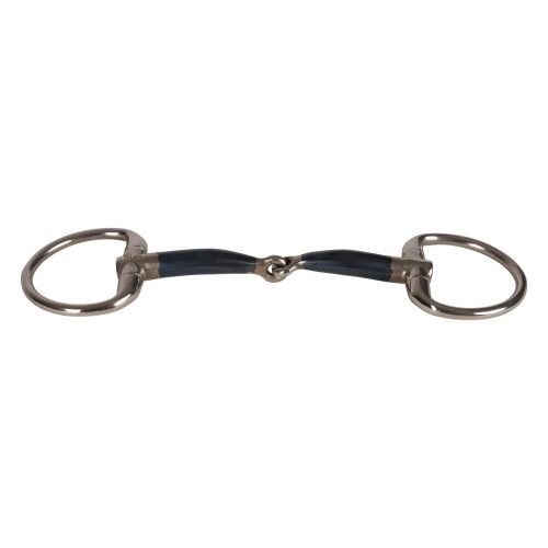 Velari Single-Jointed Eggbutt Snaffle Sweet Iron 14 mm