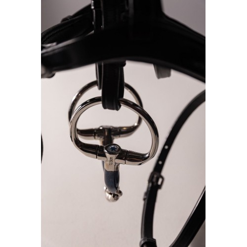Velari Single-Jointed Eggbutt Snaffle Bit Sweet Iron 16 mm
