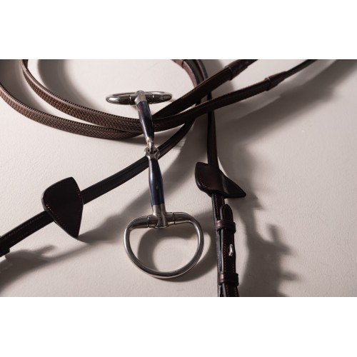 Velari Single-Jointed Eggbutt Snaffle Bit Sweet Iron 16 mm