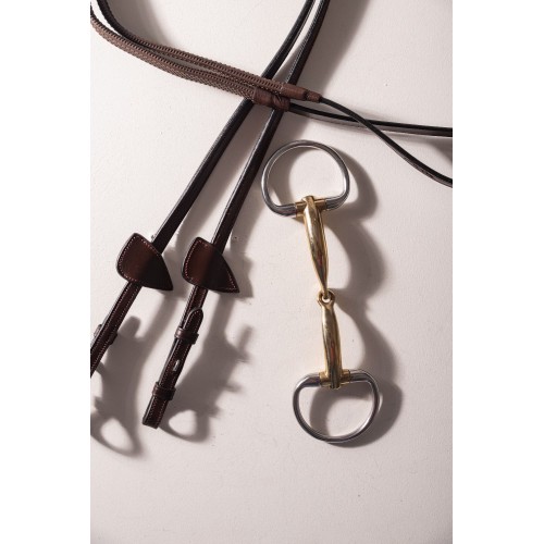 Velari Single-Jointed Eggbutt Snaffle Sweet Copper 16 mm