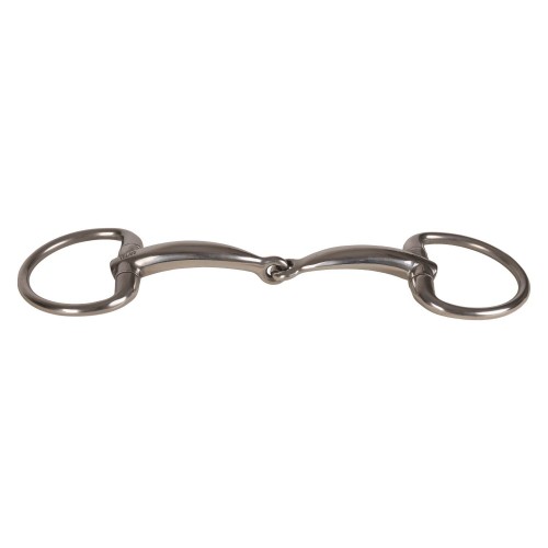 Velari Single-Jointed Eggbutt Snaffle Bit Stainless Steel 14mm