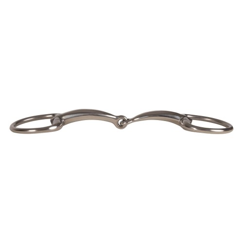 Velari Single-Jointed Eggbutt Snaffle Stainless Steel 16 mm