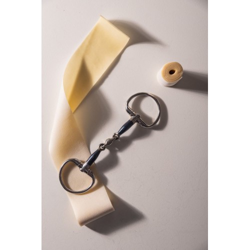Velari Double Jointed Eggbutt Snaffle Sweet Iron 16mm