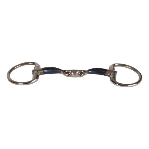 Velari Double Jointed Eggbutt Snaffle Sweet Iron 16mm