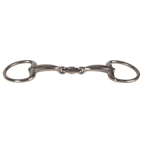 Velari Double Jointed Eggbutt Snaffle Stainless Steel 16 mm