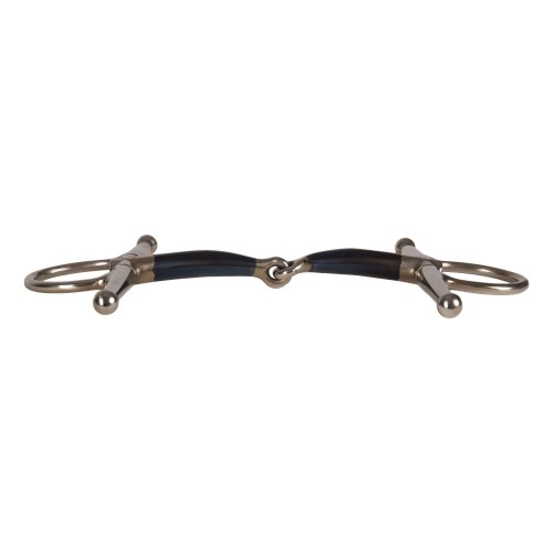 Velari Single-Jointed Full Cheek Snaffle Bit Sweet Iron 14 mm