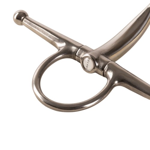 Velari Single-Jointed Full Cheek Snaffle Stainless Steel 14 mm