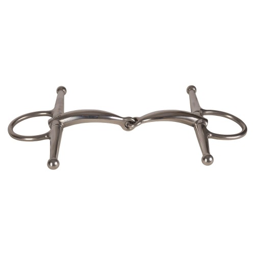 Velari Single-Jointed Full Cheek Snaffle Stainless Steel 14 mm