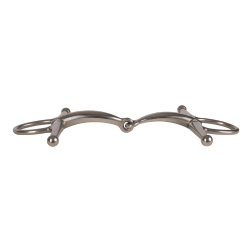 Velari Single-Jointed Full Cheek Snaffle Bit Stainless Steel 16 mm