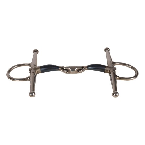Velari Double Jointed Full Cheek Snaffle Sweet Iron 14 mm