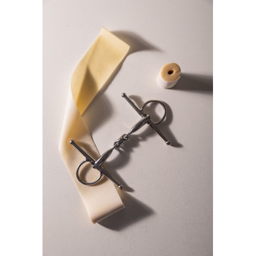 Velari Double Jointed Full Cheek Snaffle Stainless Steel 16 mm