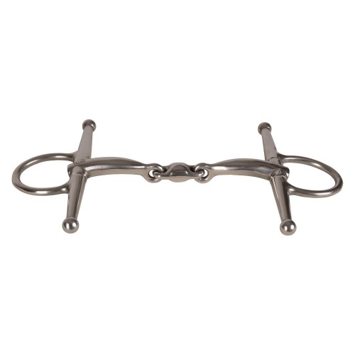 Velari Double Jointed Full Cheek Snaffle Stainless Steel 14mm