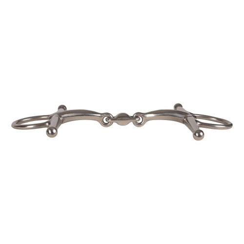 Velari Double Jointed Full Cheek Snaffle Stainless Steel 16 mm