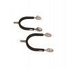 Velari Rounded Spurs Stainless Steel with Rubber