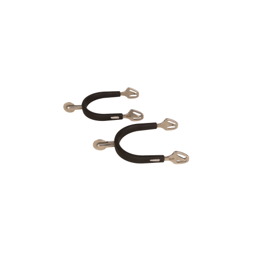 Velari Rowel Spurs Stainless Steel with Rubber Large