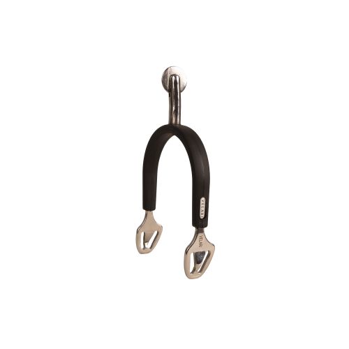 Velari Rowel Spurs Stainless Steel with Rubber Large