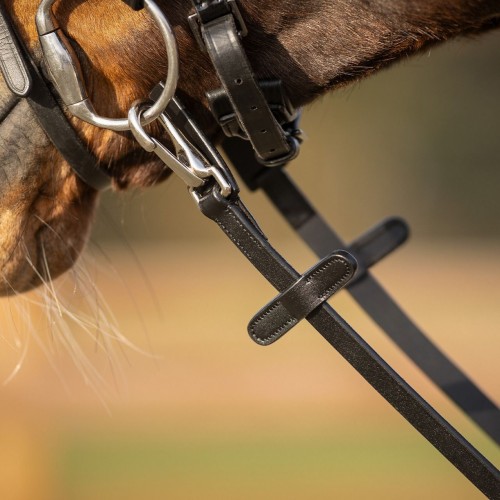 QHP Rein one-sided anti-slip with clip