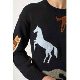 PS of Sweden AW25 трикотажный свитер Winona денниковый