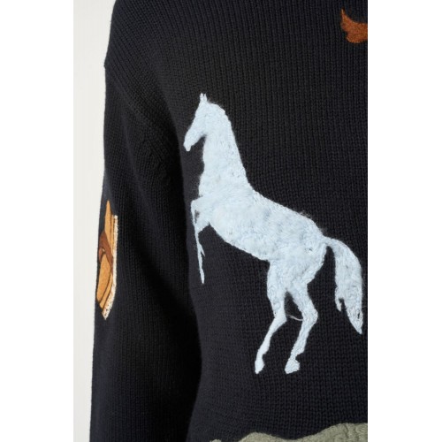 PS of Sweden AW25 Knitted Sweater Winona Stable