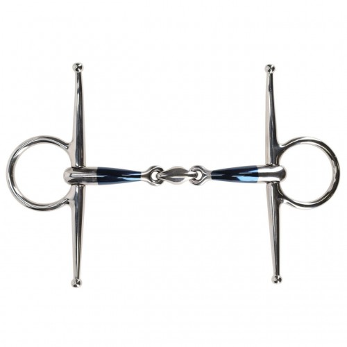 QHP Anatomical Double Jointed Full Cheek Snaffle Bit