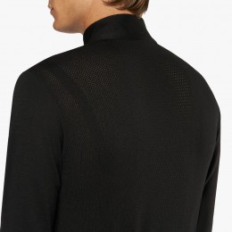 Cavalleria Toscana FW'22 R-EVO Premier Tech шерстяной L/S молнией водолазка мужской