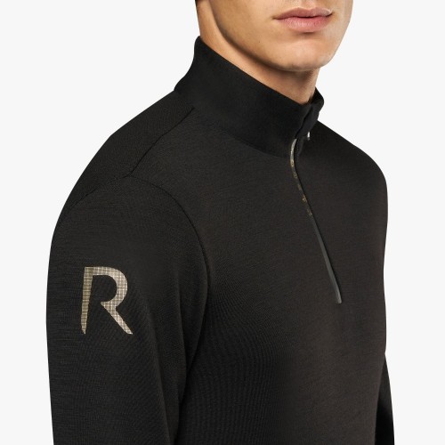 Cavalleria Toscana FW'22 R-EVO Premier Tech Wool L/S Zip Turtleneck Men