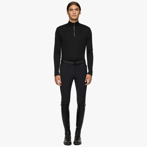Cavalleria Toscana FW'22 R-EVO Premier Tech Wool L/S Zip Turtleneck Men