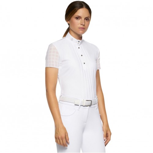 Cavalleria Toscana SS'22 Pleated S/S Jersey Women's Competition Polo