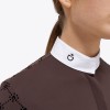 Cavalleria Toscana FW'23 Mini Orbit Flock Printed Jersey L/S Competition Shirt Women