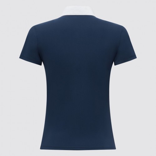 Cavalleria Toscana FW'23 CT Orbit Jersey S/S Competition Zip Polo Girls