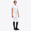 Cavalleria Toscana SS'23 Lightweight Piqué Short-Sleeve Zip Show Shirt Ladies
