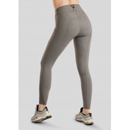 Montar SS26 MoZida Refined бриджи с Gunmetal Crystals серый F/G