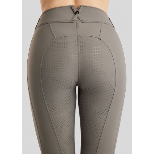 Montar SS26 MoZida Refined Breeches with Gunmetal Crystals Grey F/G