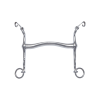 Stübben Steeltec Fine Line Dressage Curb Bit