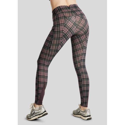 Montar FW25 Winter Riding Tights MoCheri Cosy Peach Checked