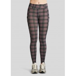 Montar FW25 зимний леггинсы для верховой езды MoCheri Cosy Peach Checked