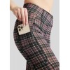 Montar FW25 Winter Riding Tights MoCheri Cosy Peach Checked